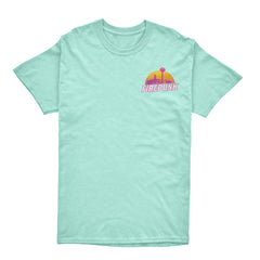 Firepunk Plain City Retro Teal T-Shirt