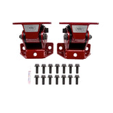 Wehrli Custom Fab 2011-2016 DURAMAX HD ENGINE MOUNTS WCFab Red