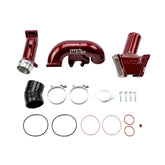 Wehrli Custom Fab 2006-2007 LBZ Duramax High Flow 3" Y-Bridge Kit, WCFab Red
