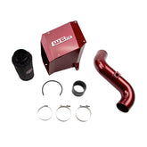 Wehrli Custom Fab 2007.5-2010 LMM Duramax 4" Intake Kit with Air Box WCFab Red
