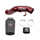 Wehrli Custom Fab 2003-2007 6.0 Powerstroke 4" Intake Kit Candy Red
