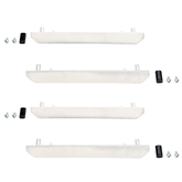 Wehrli Custom Fab Billet Marker Light Delete Kit - 2020-2024 GMC 2500 / 3500 HD - Without Logo - Paint to Match