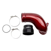 Wehrli Custom Fab 2006-2010 LBZ/LMM Duramax 5" Intake Horn WCFab Red