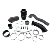 Wehrli Custom Fab 2004.5-2007 5.9 Cummins S400 Turbo High Mount 2nd Gen Swap Kit Gloss Black