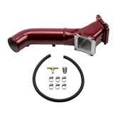 Wehrli Custom Fab 2001-2004 LB7 Duramax 3" Y-Bridge - S300/S400 ONLY Cherry Frost