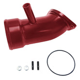 Wehrli Custom Fab 2017-2019 L5P Duramax 3 1/2" Intake Horn WCFab Red