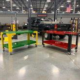 Wehrli Custom Fab Modular Steel Work Bench Top/Shelf Kit, 42" x 72" x .120" Thick, BOTH CUSTOM COLOR