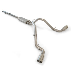 Exhaust Cat Back w/tips Pol/Blk 09-13