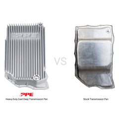 2020-2023 GM 6.6L Duramax w/ 10L1000 Transmission - Heavy-Duty Cast Deep Transmission Pan Brushed