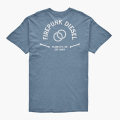 Firepunk Clutch & Steel Blue T-Shirt
