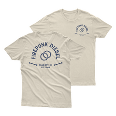 Firepunk Clutch & Steel Ivory T-Shirt