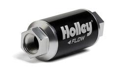 HOLLEY Billet HP Fuel Filter - 3/8NPT 10-Micron 100GPH HLY162-550
