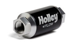 HOLLEY Billet HP Fuel Filter - 3/8NPT 100-Micron 100GPH HLY162-551