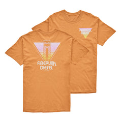 Firepunk Orange Racing Tree T-Shirt