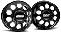 Super Duty Dually Wheel Kit 05-23 The Hole Black/Milled 20x8.50 8X200 12.50 Tire