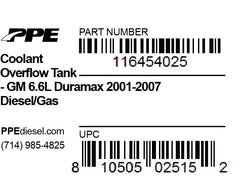 Coolant Overflow Tank 01-07 PPE Diesel