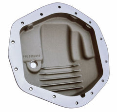 Heavy Duty Cast Aluminum Rear Differential Cover GM/Ram 2500/3500 HD Raw PPE Diesel Silver