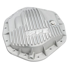 Heavy Duty Cast Aluminum Rear Differential Cover GM/Ram 2500/3500 HD Raw PPE Diesel Silver