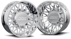 Dually Wheels The Mesh Forged 22x8.25 8x170 Polished SS Fronts 99-04 Ford F-350 DDC Wheels