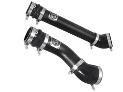 Advanced FLOW Engineering BladeRunner 3 IN Aluminum Hot and Cold Charge Pipe Kit Black 46-20064-B