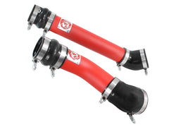 Advanced FLOW Engineering BladeRunner 3 IN Aluminum Hot and Cold Charge Pipe Kit Red 46-20064-R
