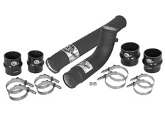 Advanced FLOW Engineering BladeRunner 3 IN/2-3/4 IN Aluminum Hot and Cold Charge Pipe Kit Black 46-20084-B