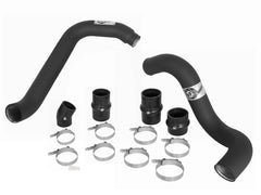 Advanced FLOW Engineering BladeRunner 3 IN Aluminum Hot and Cold Charge Pipe Kit Black 46-20104-B