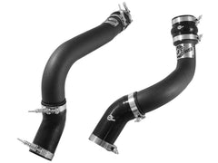 Advanced FLOW Engineering BladeRunner 3 IN Aluminum Hot and Cold Charge Pipe Kit Black 46-20134-B