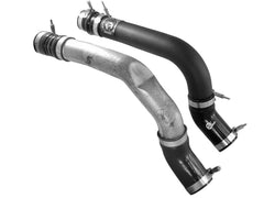 Advanced FLOW Engineering BladeRunner 3 IN Aluminum Hot and Cold Charge Pipe Kit Black 46-20134-B
