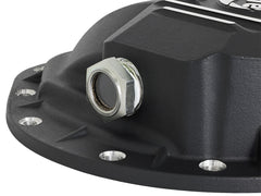 Advanced FLOW Engineering Pro Series Front Differential Cover Black w/Machined Fins 46-70042