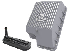Advanced FLOW Engineering aFe POWER Street Series Transmission Pan Raw w/Machined Fins 46-70120-1