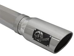 Advanced FLOW Engineering Large Bore-HD 4 IN 409 Stainless Steel Cat-Back Exhaust System w/Polished Tip 49-42005