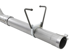 Advanced FLOW Engineering Large Bore-HD 4 IN 409 Stainless Steel DPF-Back Exhaust System w/Polished Tip 49-42006-P