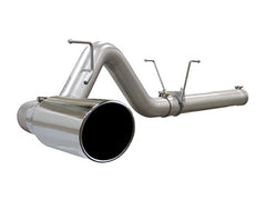 Advanced FLOW Engineering Large Bore-HD 4 IN 409 Stainless Steel DPF-Back Exhaust System 49-42006