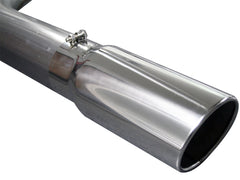 Advanced FLOW Engineering Large Bore-HD 5 IN 409 Stainless Steel Cat-Back Exhaust System w/Polished Tip 49-42012