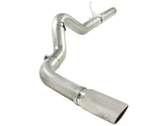 Advanced FLOW Engineering Large Bore-HD 5 IN 409 Stainless Steel DPF-Back Exhaust System w/Polished Tip 49-42016-P