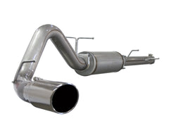 Advanced FLOW Engineering Large Bore-HD 4 IN 409 Stainless Steel Cat-Back Exhaust System w/Polished Tip 49-43009