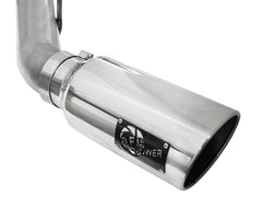 Advanced FLOW Engineering Large Bore-HD 4 IN 409 Stainless Steel DPF-Back Exhaust System w/Polished Tip 49-43065-P