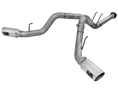 Advanced FLOW Engineering Large Bore-HD 4 IN 409 Stainless Steel DPF-Back Exhaust System w/Polished Tip 49-43122-P