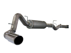 Advanced FLOW Engineering Large Bore-HD 4 IN 409 Stainless Steel Cat-Back Exhaust System w/Polished Tip 49-44001