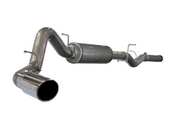 Advanced FLOW Engineering Large Bore-HD 4 IN 409 Stainless Steel Cat-Back Exhaust System w/Polished Tip 49-44002