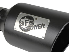 Advanced FLOW Engineering MACH Force-Xp 409 Stainless Steel Clamp-on Exhaust Tip Black 49T40801-B15