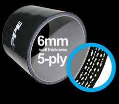 2.0 Inch 45 Deg 6MM 5-Ply Silicone Elbow PPE Diesel