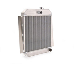 47-54 Chevrolet Pickups Downflow Radiator for GM w/Std Trans Factory-Fit Natural Finish Be Cool Radiator
