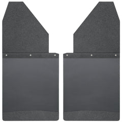 Husky Liners Kick Back Mud Flaps 14" Wide - Black Top and Black Weight 17112