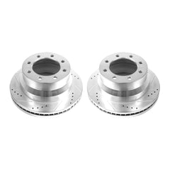 Power Stop DRILLEDSLOTTED ROTOR PAIR Chevrolet Express 3500 2009-2010 AR82151XPR