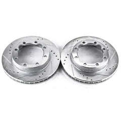 Power Stop DRILLEDSLOTTED ROTOR PAIR Dodge Ram 2500 1994-1999 AR8242XPR