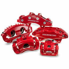 Power Stop RED CALIPER PAIR W/BRKT Ford F-250 Super Duty/F-350 Super Duty/Excursion 2004-2005 S4752