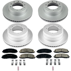 Power Stop Z17 COATED BRAKE KIT Ford F-350 Super Duty 2016-2016 CRK8027