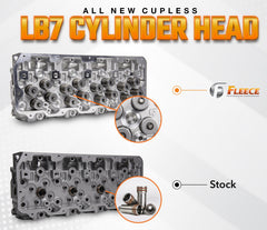 Freedom Series Duramax Cylinder Head with Cupless Injector Bore for 2001-2004 LB7 (Passenger Side) Fleece Performance